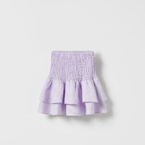 Black Friday! NWOT Zara ruffled linen skirt